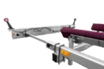 Remorque porte bateau UNITRAILER JET ALU PTAC 750 kg – Image 2