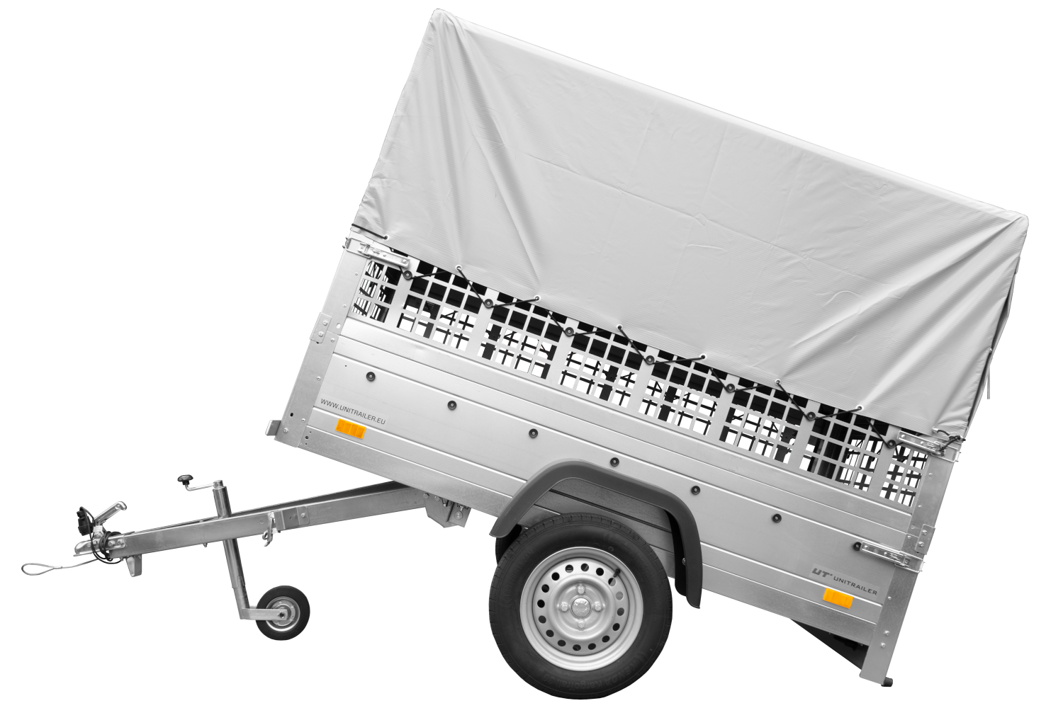 fre_pl_Remorque-tole-Garden-Trailer-200-KIPP-200x106-cm-avec-rehausses-grillagees-bache-haute-et-arceau-4482_2.png Remorque simple essieu 200×106 avec bâche haute, arceau, rehausses de ridelles et roue jockey – Garden Trailer 200 KIPP – Image 1